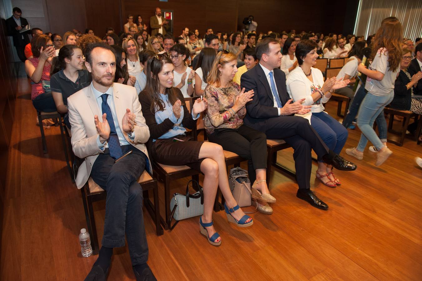 El acto de entrega de premios sirvió también para reconocer al colegio Antonio de Nebrija y a su profesor Pedro González Romero por su constancia en el concurso.