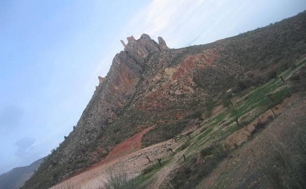 El castillo de Xiquena (Lorca), en la frontera entre Murcia y Andalucía.