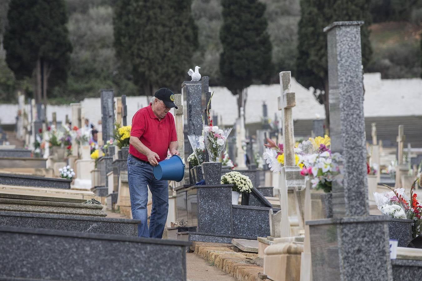 Los cartageneros cumplieron con la tradición de visitar las tumbas familiares por la festividad de Todos los Santos y en la víspera del día de Difuntos