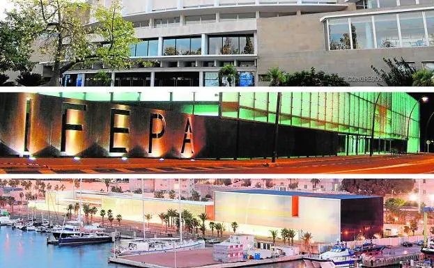 Sobre estas líneas y abajo, participantes en un congreso celebrado en el Auditorio El Batel.