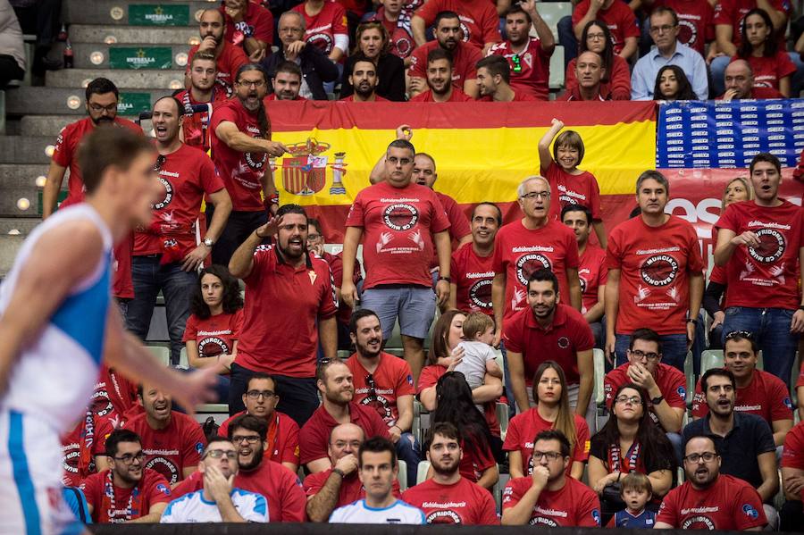 Un inexplicable mate de David Navarro en el último segundo deja helado al Palacio de los Deportes