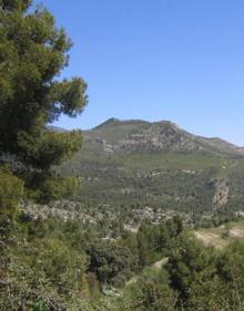 Imagen secundaria 2 - La Casa de Cristo, un cortijo junto a la pista forestal y una panorámica de las sierras de La Muela y El Cerezo.