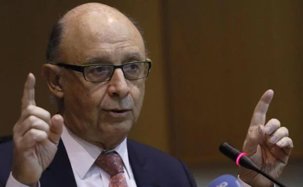 El ministro de Hacienda, Cristóbal Montoro. 