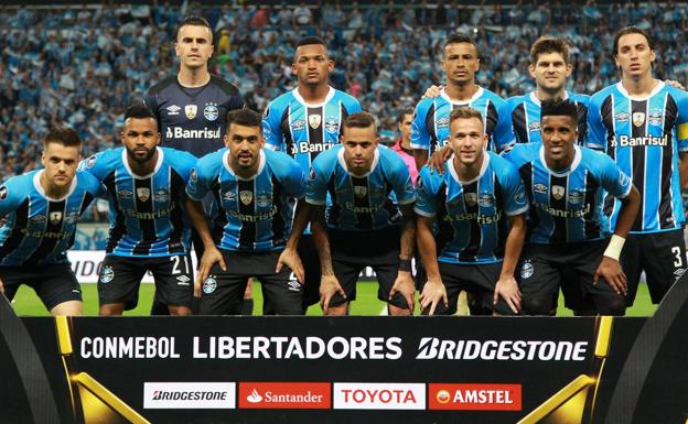 Gremio de Porto Alegre, en las semifinales de la Libertadores. 
