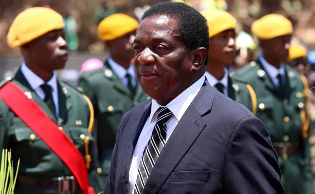Emmerson Mnangagwa, antiguo vicepresidente de Zimbabue.