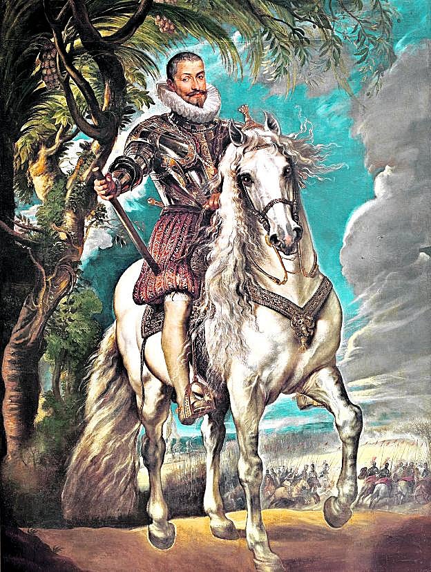 El Duque de Lerma. Pintado por Rubens en 1603. El cuadro está expuesto en el Museo del Prado.