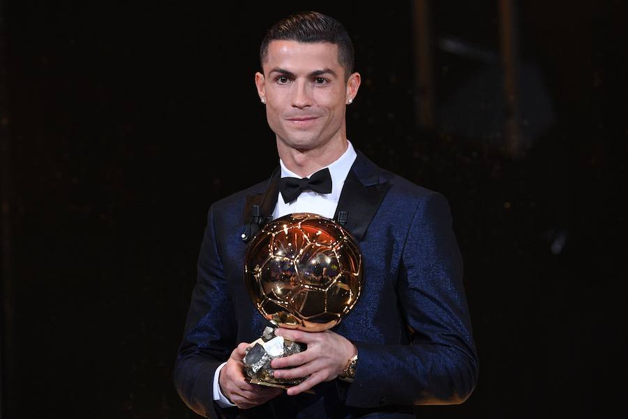 Cristiano Ronaldo, con su quinto Balón de Oro.