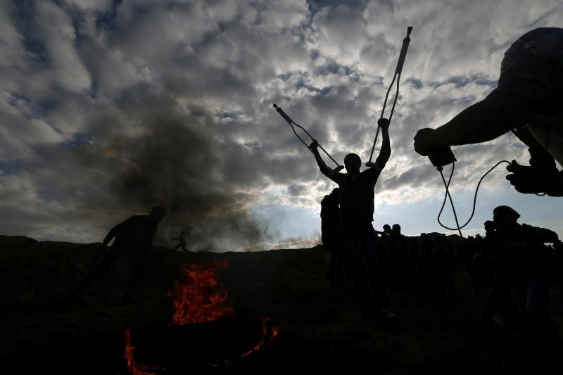 Miles de personas de Cisjordania y Gaza salen a protestar la decisión de Donald Trump de reconocer a Jerusalén como la capital israelí