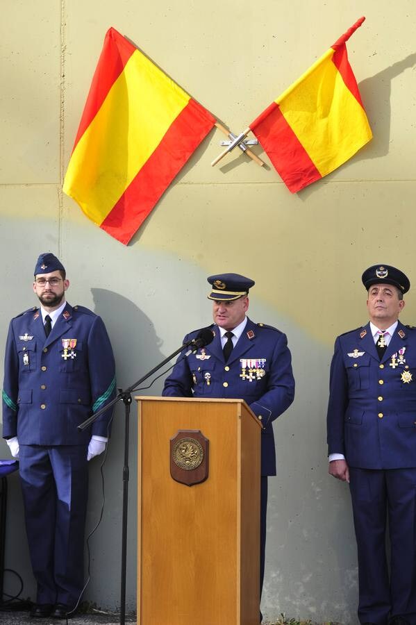 El acuartelamiento aéreo de Sierra Espuña acogió este domingo el acto conmemorativo de la festividad de la Virgen de Loreto, Patrona del Ejército del Aire