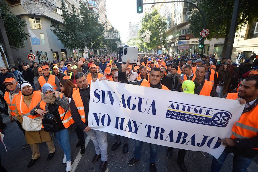 Lucas Jiménez, portavoz del Círculo por el Agua, pide el «cese del presidente de la CHS, del Comisario de Aguas y su secretario general»