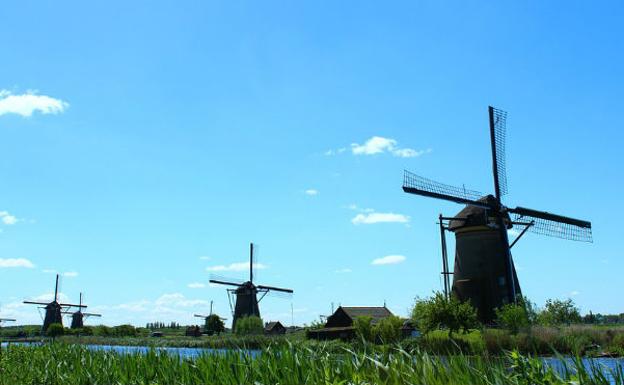 Molinos de Kinderdijk.