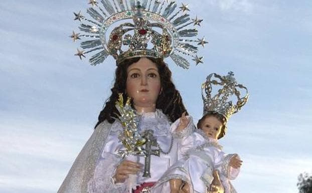 Imagen de la Virgen de Los Remedios, patrona de Albudeite.