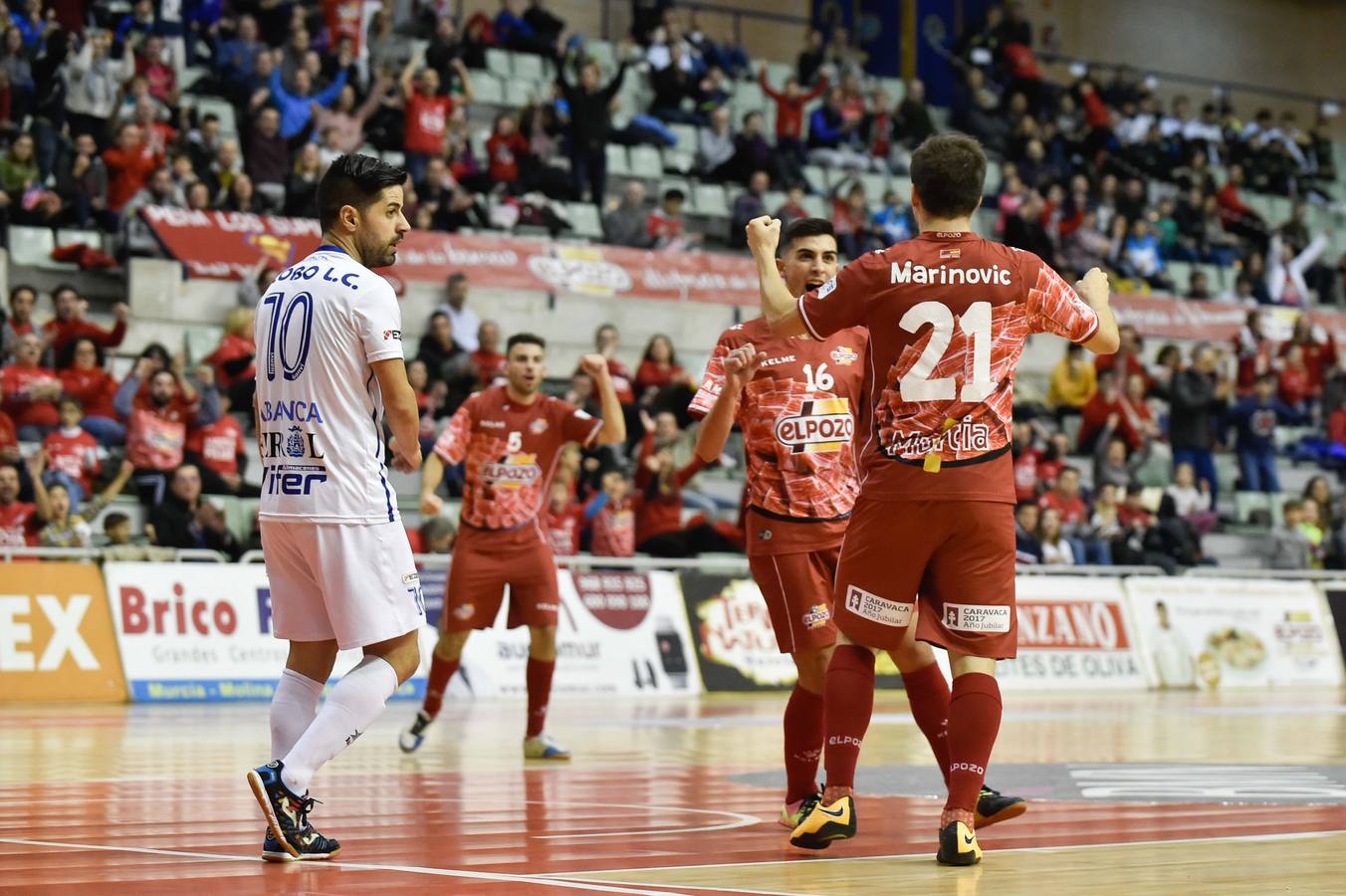 Con los ecos del 12-1 al Naturpellet Segovia, ElPozo se presentó este viernes de nuevo en casa, ante unos aficionados que volvieron a demostrar que los partidos contra los rivales de la zona baja no les atraen