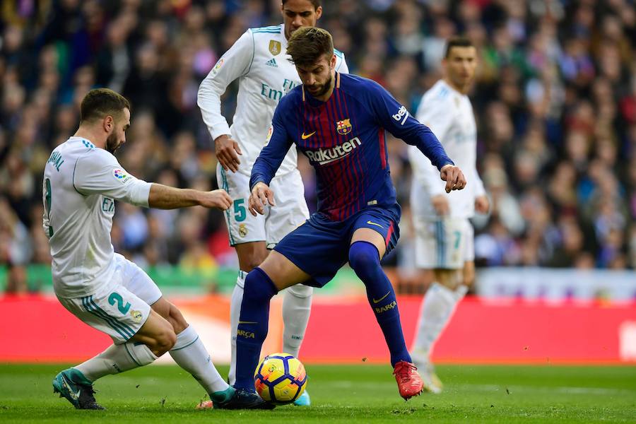 El conjunto azulgrana dejó prácticamente sentenciada la Liga en el Bernabéu tras su victoria por 0-3. 