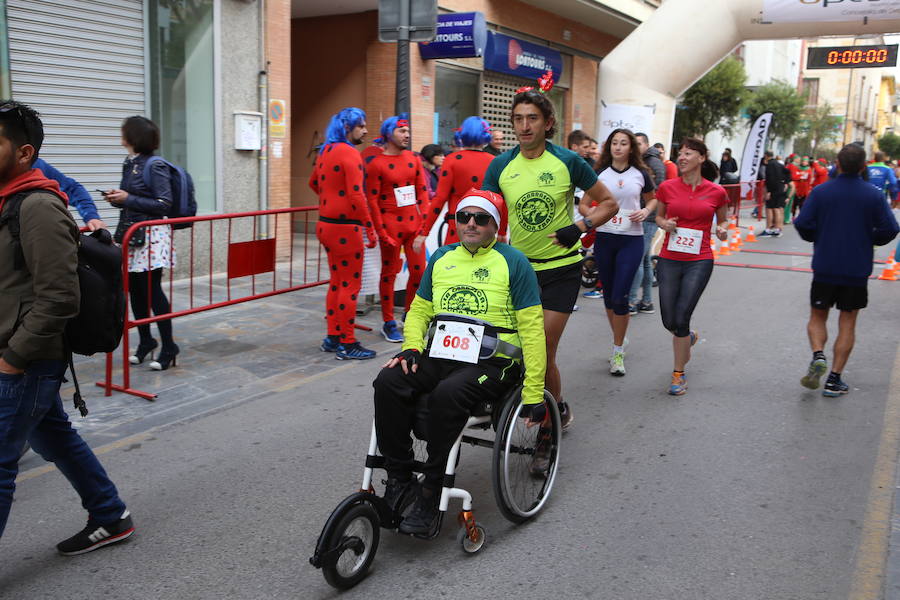 Así estaban las calles de Lorca en la carrera que despedía el año