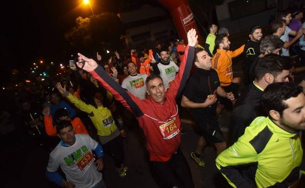 Edición anterior de la carrera nocturna.