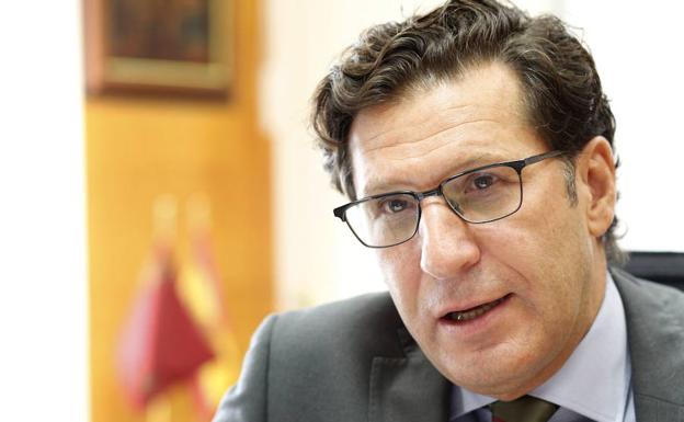El presidente del TJS de la Región de Murcia, Miguel Pasqual del Riquelme. 