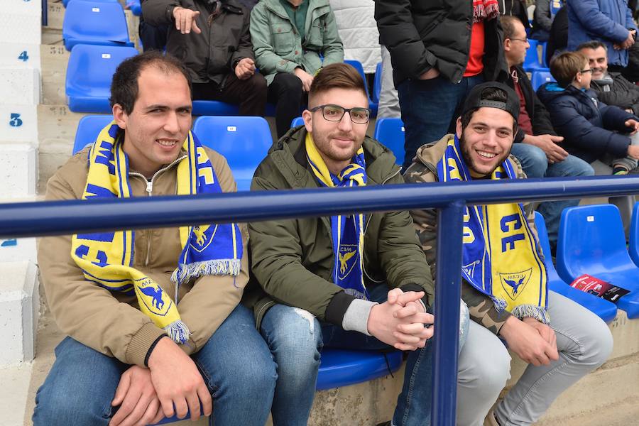 Repasa las imágenes que han dejado las aficiones en el derbi murciano entre el Real Murcia y el UCAM CF