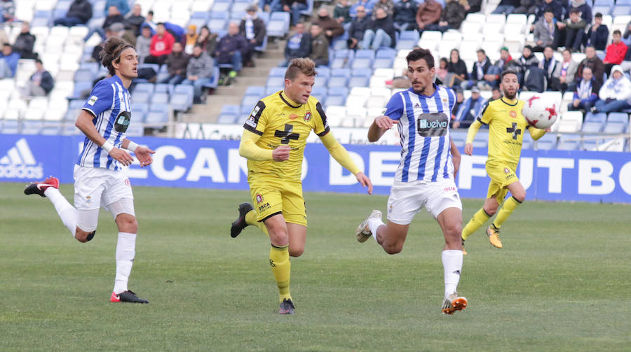 El conjunto de Mario Simón suma tres puntos en el Nuevo Colombino con un gol de Luismi en los últimos minutos para colocarse a cinco puntos del 'playoff' de descenso