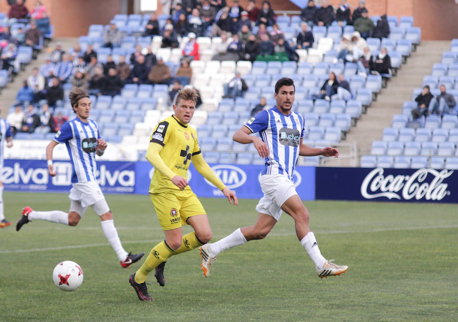 El conjunto de Mario Simón suma tres puntos en el Nuevo Colombino con un gol de Luismi en los últimos minutos para colocarse a cinco puntos del 'playoff' de descenso