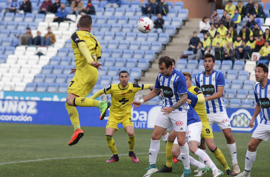 El conjunto de Mario Simón suma tres puntos en el Nuevo Colombino con un gol de Luismi en los últimos minutos para colocarse a cinco puntos del 'playoff' de descenso