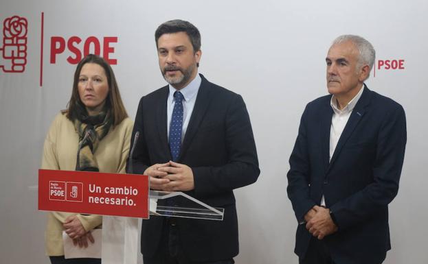 Joaquín López en la rueda de prensa de este miércoles. 