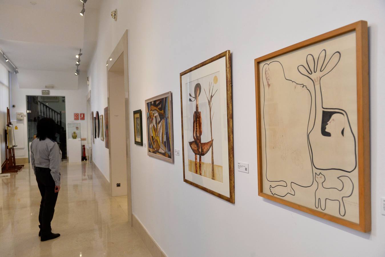 Cultura homenajea al inolvidable pintor cartagenero con una exposición en el Museo de Bellas Artes de Murcia 