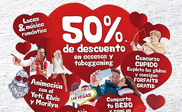 Cartek de San Valentín de la estación situada en la capital