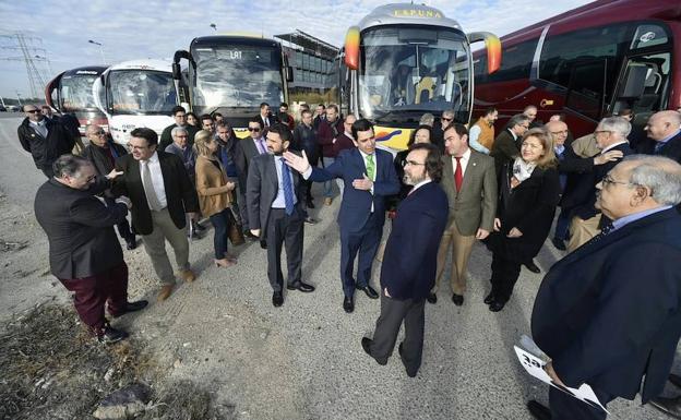 El consejero Pedro Rivera, en el acto en el que ha presentado el nuevo plan