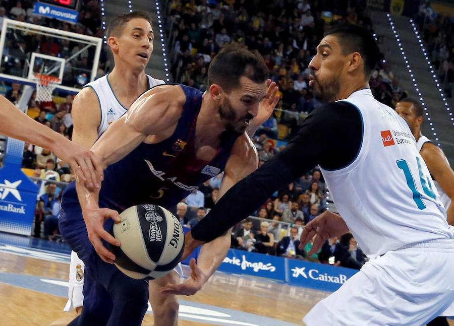 El Barcelona Lassa rompió la hegemonía del Real Madrid en la Copa del Rey, que acumulaba cuatro títulos consecutivos, con un marcador de 92-90.