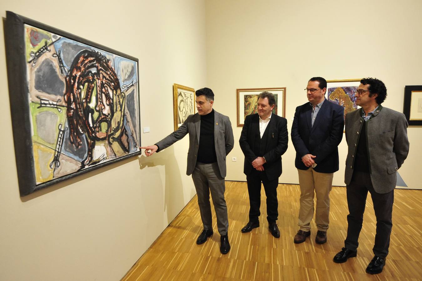 La exposición 'Maestros de la pintura alemana (1870-2015) se podrá visitar hasta finales del mes de abril