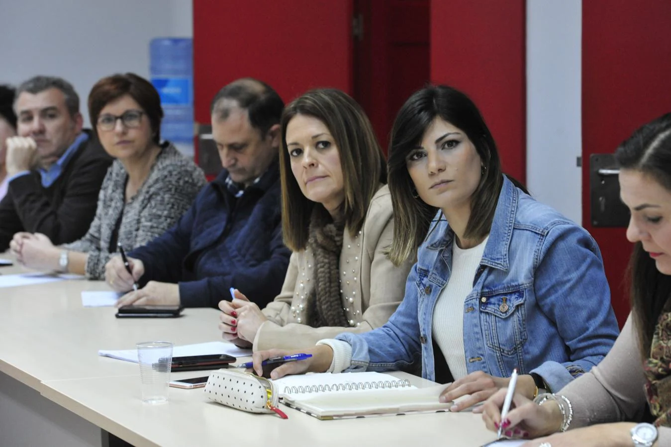 Reunión de los alcaldes socialistas de la Región con el secretario general del partido, Diego Conesa.