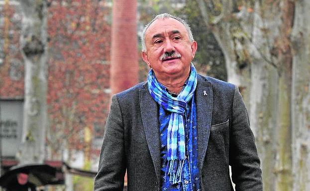 Pepe Álvarez, en el Jardín de la Pólvora de Murcia, el pasado lunes.