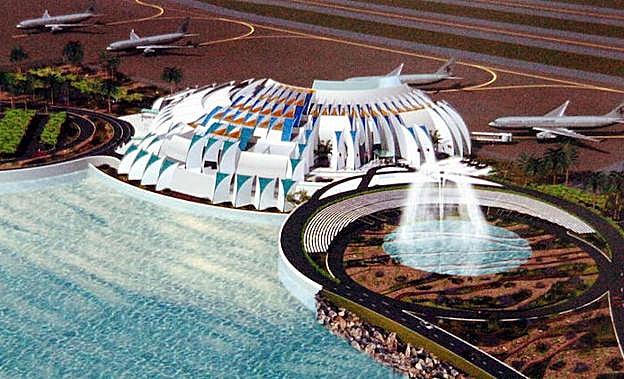 Terminal del aeropuerto de Doha. 