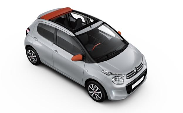 En el Citroën C1 Airscape se regala la capota eléctrica.