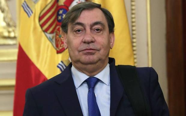 Melgar, poco antes de comparecer ante la Comisión de Justicia del Congreso para dar cuenta de la memoria anual de la Fiscalía.