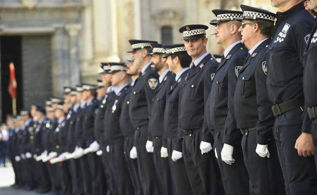 Acto de conmemoración de San Patricio, Patrón de la Policía Local de Murcia. 