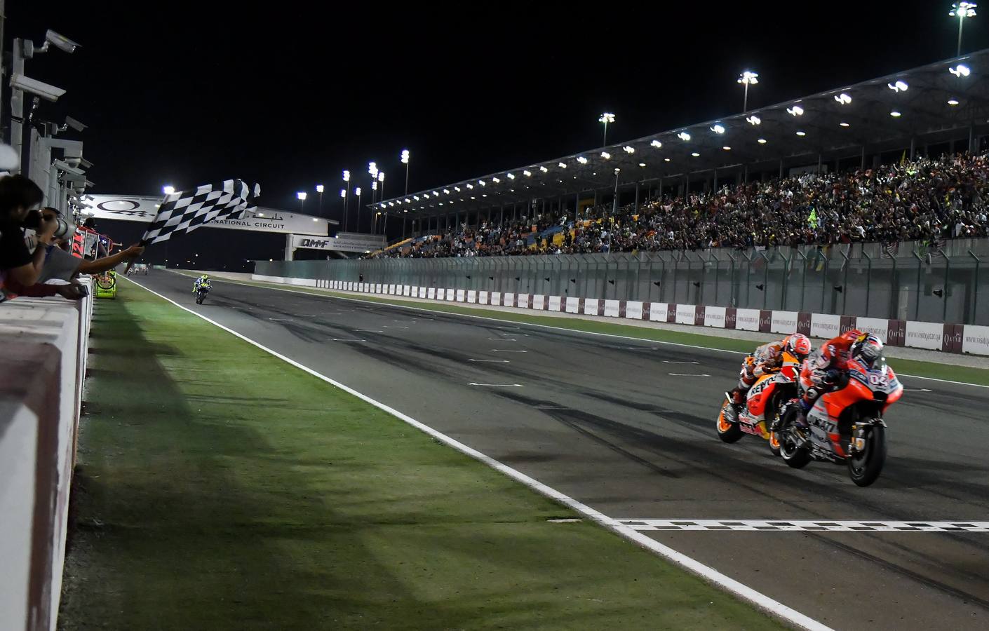 El Mundial de MotoGP ha comenzado con el GP de Catar en el circuito de Losail.