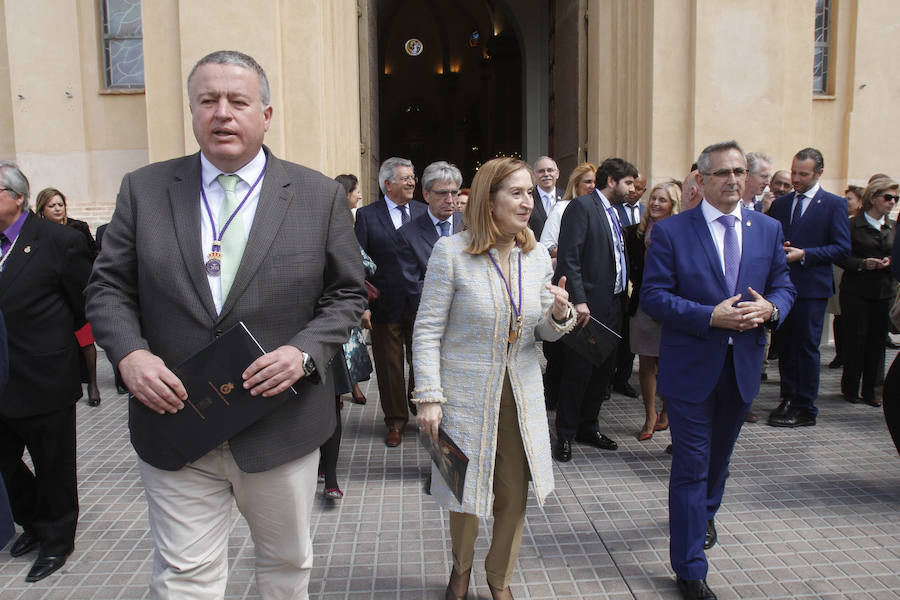 La presidenta del Congreso de los Diputados ha hecho estas declaraciones en referencia a la huida de la dirigente de ERC Marta Rovira. Pastor ha sido nombrada madrina de honor de la cofradía de Nuestro Padre Jesús Nazareno