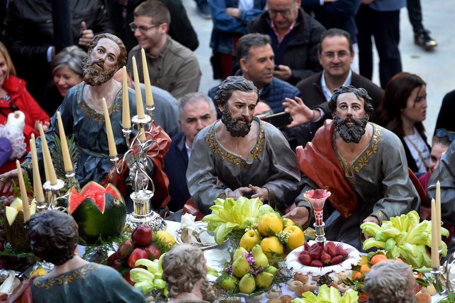 Las obras del escultor murciano convierten la ciudad de Murcia en un museo al aire libre en Semana Santa