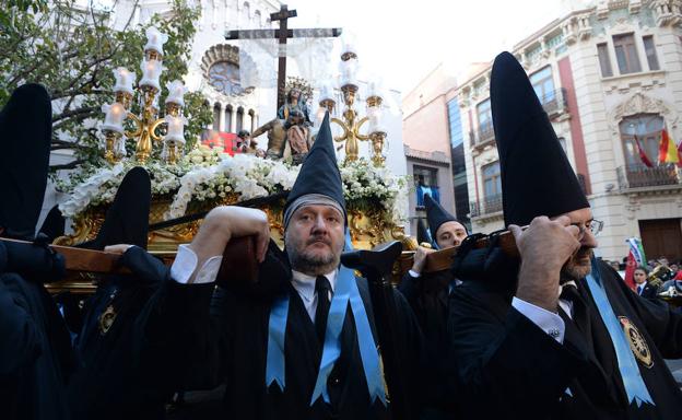 Procesión de Los Servitas en la iglesia de San Bartolomé