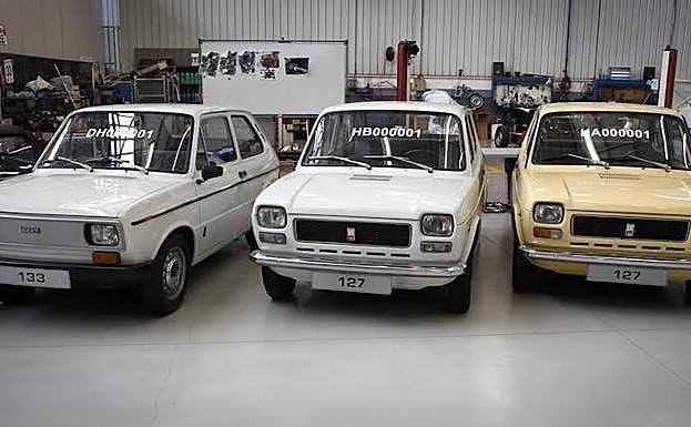 Algunos de los modelos que se pueden ver en el interior.