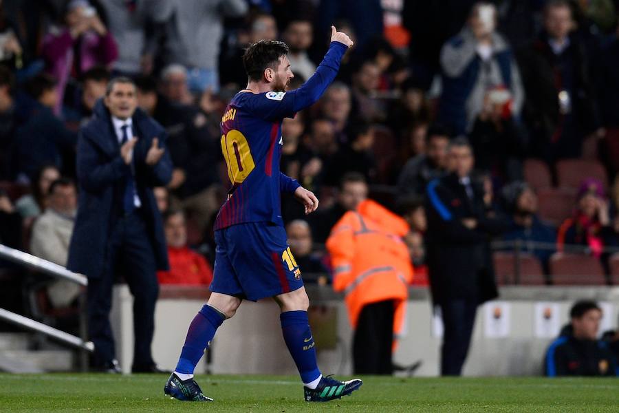 Un superlativo Leo Messi le basta al Barcelona para llevarse los tres puntos ante un combativo Leganés.