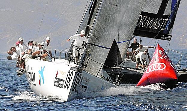 El velero 'Bribón', en la tercera jornada de la Audi MedCup celebrada en Cartagena en agosto de 2011.