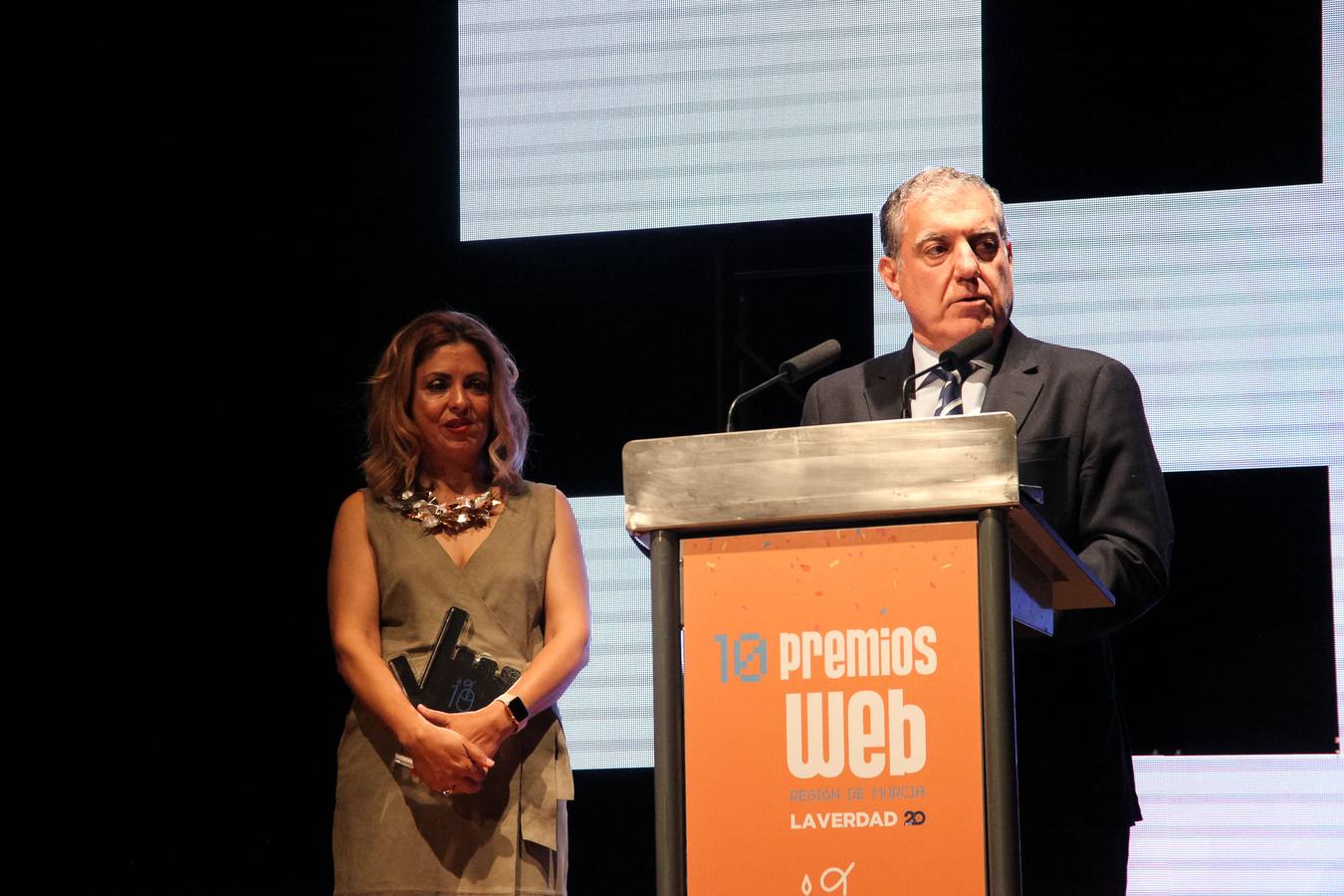 Los Premios Web, organizados por 'laverdad.es', cerraron este jueves por la noche su X edición en una gala celebrada en el auditorio Víctor Villegas