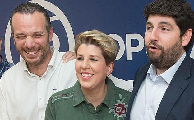 Noelia Arroyo durante su designación como candidata a la alcaldía de Cartagena.