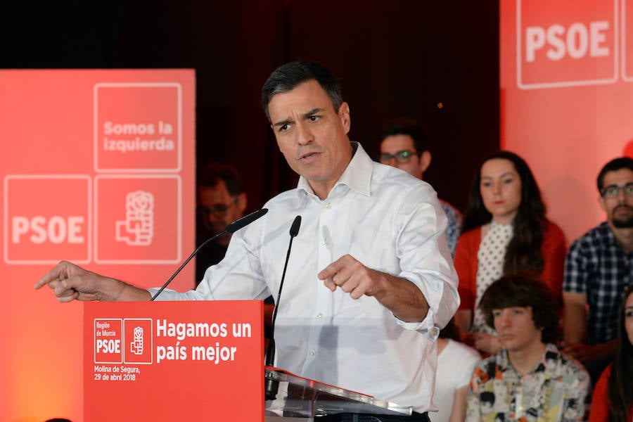 El secretario general del PSOE afirma que «El Tajo-Segura seguirá teniendo su papel mientras haya agua disponible»