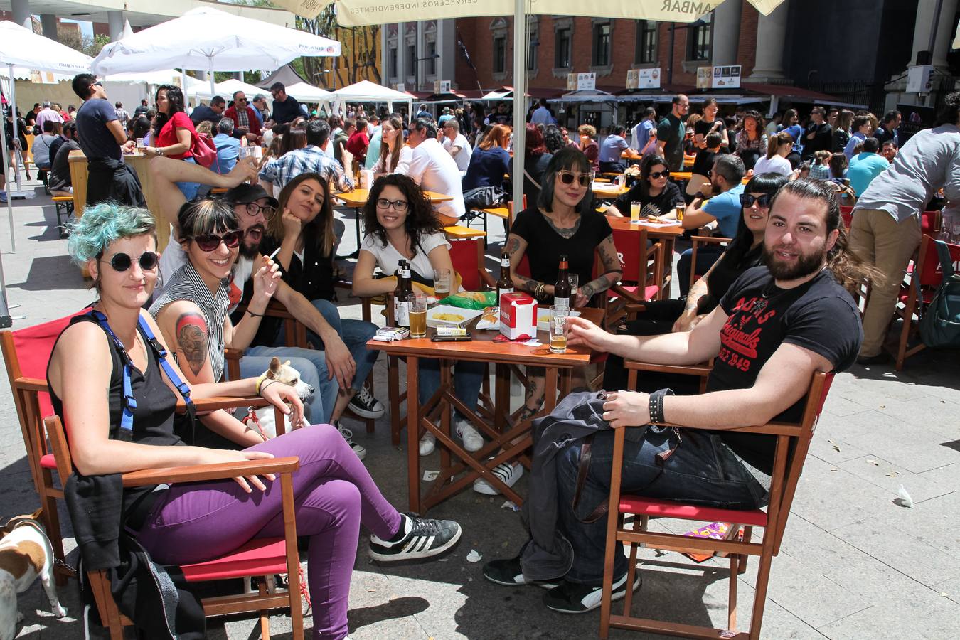 El Festival de la Cerveza puso ayer su punto y final a cuatro días de fiesta y diversión en la plaza de la Universidad de Murcia