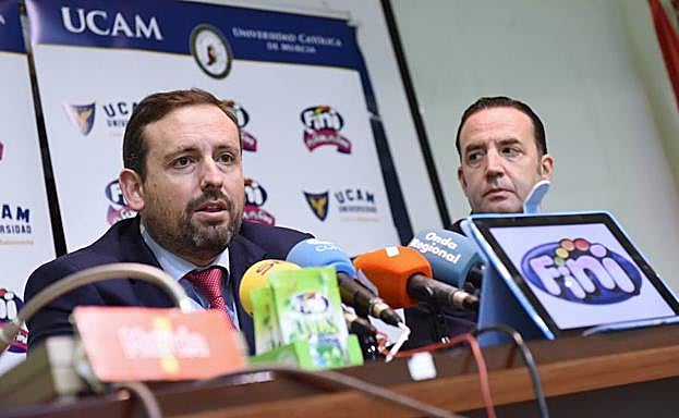 Alejandro Gómez, director general del UCAM Murcia, en una fotografía de archivo.