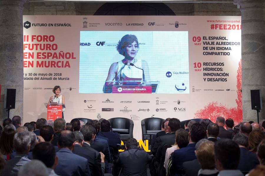 La ministra de Agricultura, que inauguró esta segunda jornada , abogó por «un pacto que asegure el equilibrio entre la defensa del medio ambiente y que mitigue los impactos negativos del cambio climático».